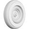 Ekena Millwork Standard Grayson Bullseye Rosette With Rounded Edge, 3"W x 3"H x 1/2"P ROSP030X030X050GRY04 - alternate 1